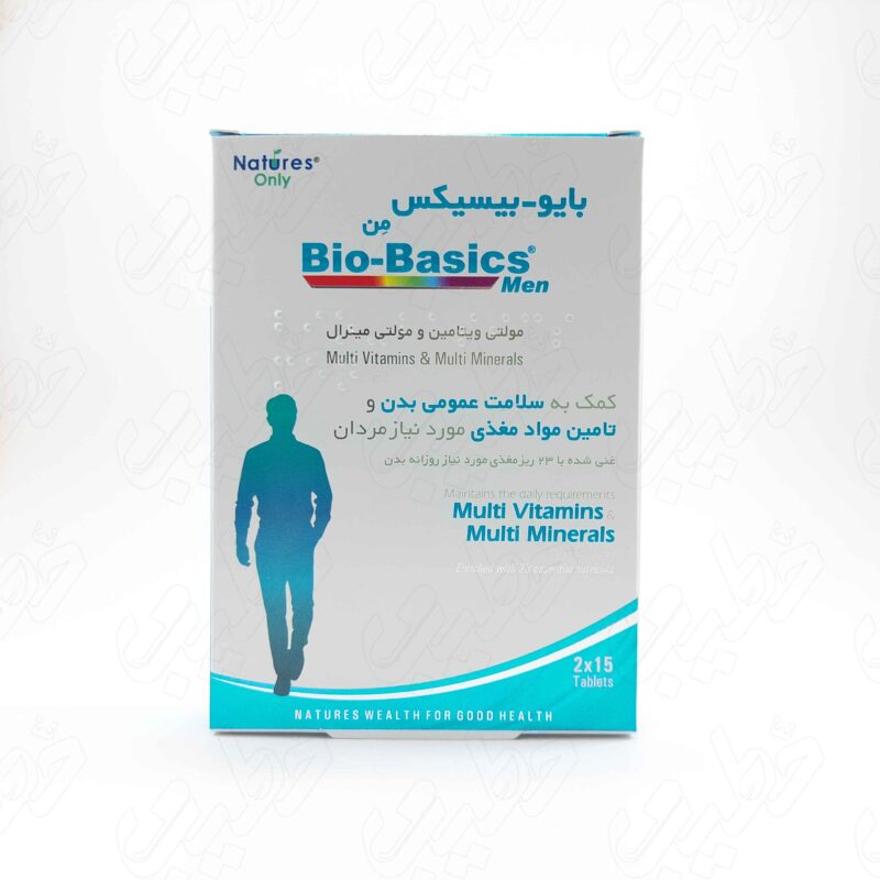 قرص مولتی ویتامین بایوبیسیکس من نیچرز اونلی 30 عددی